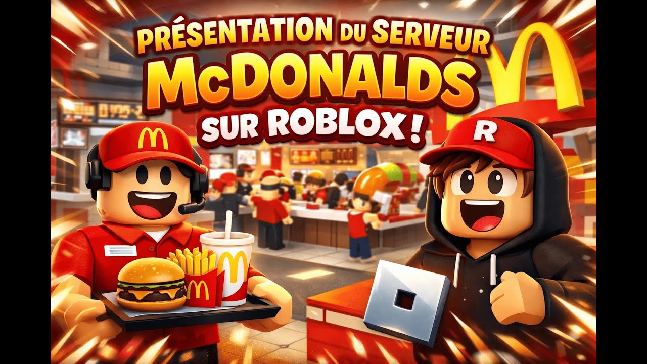 On découvre McDonalds sur Roblox