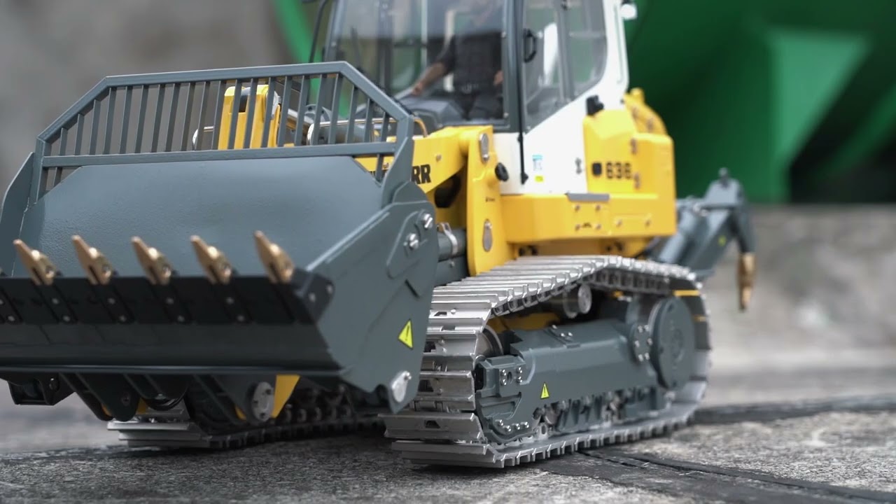 LESU LR 636 ultimate details tracked loader 1/14 R/C model you must watch