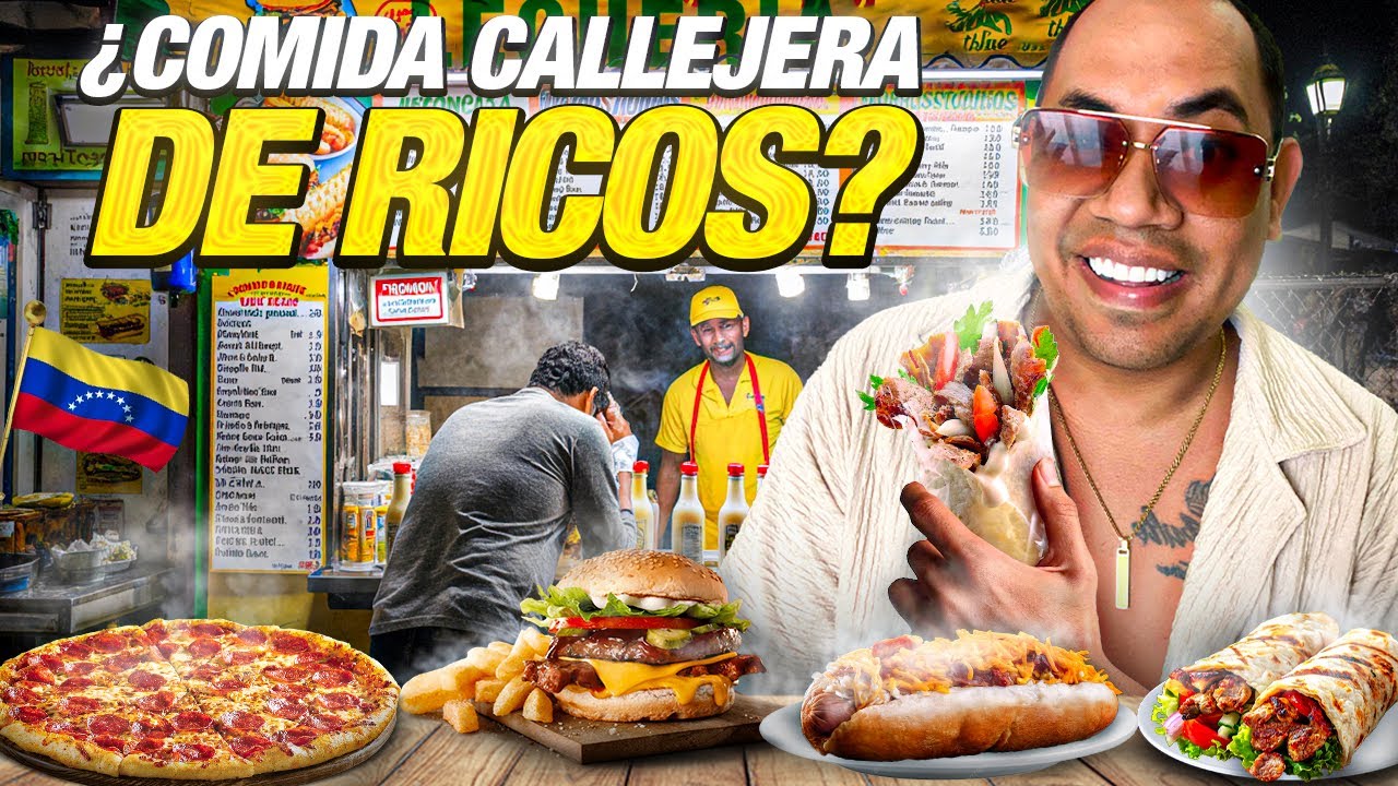 PROBANDO La COMIDA CALLEJERA De La CIUDAD Más RICA De VENEZUELA