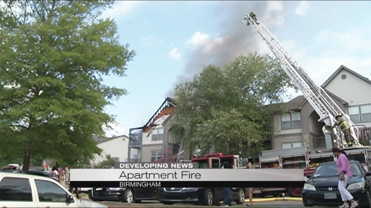 2-alarm fire at District at The Summit Apartments