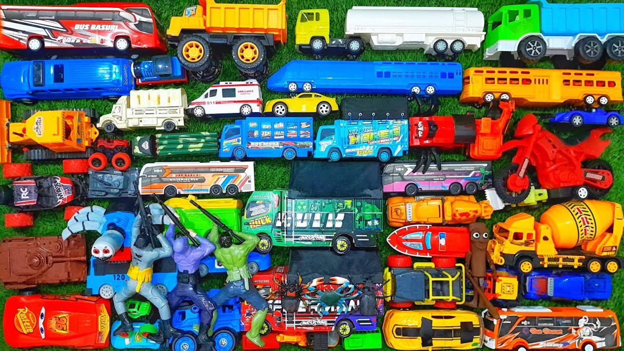 Mobil Mobilan Truk Oleng, Mobil Balap, Kereta Api Thomas, Mobil Truk Tronton, Mobil Truk Molen 503