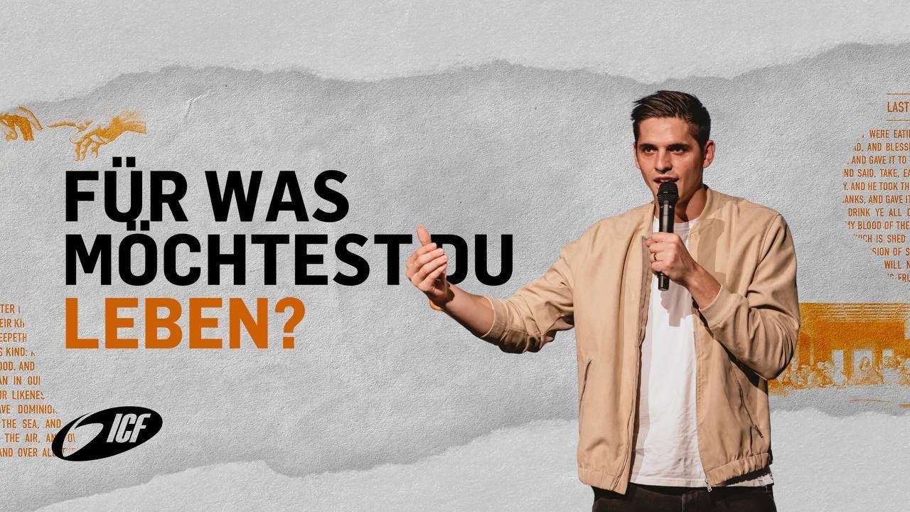 ✝️ LEBE MIT FOKUS - FÜR WAS MÖCHTEST DU LEBEN?🙌 | MIT JONAS BAUMGARTNER