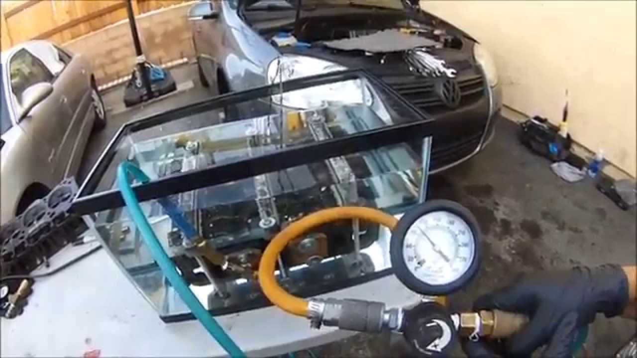 (NEWEST WAY) TO CHECK CYLINDER HEADS FOR CRACKS AT HOME W/ A HOME MADE PRESSURE TESTER