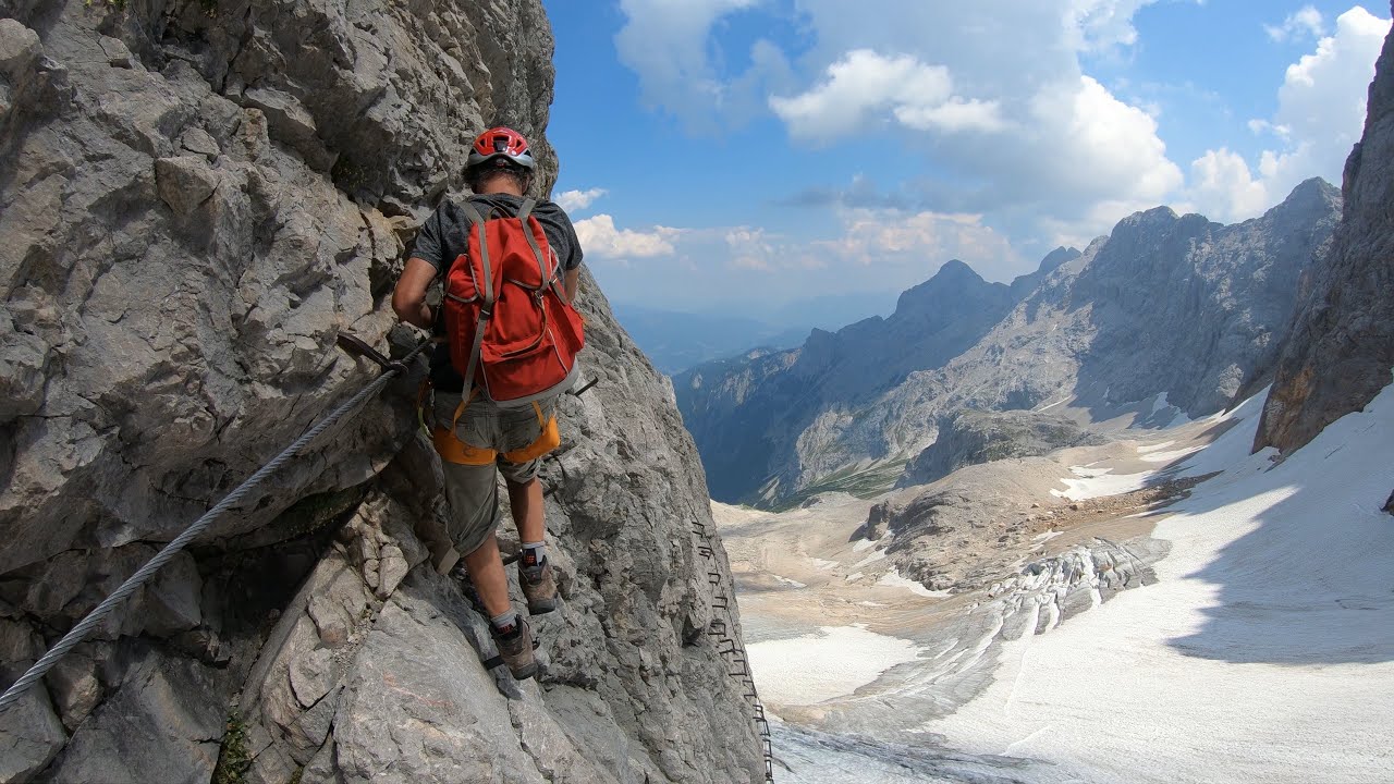 Zugspitze 2018 HD Klettersteig durch Höllental