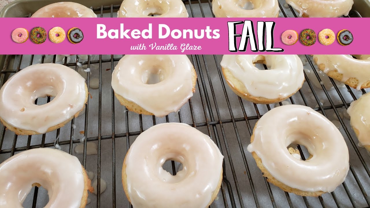 Пончики Wilton Baked Donuts с ванильной глазурью ПРОВАЛ | Сковорода для пончиков | Что происходит...