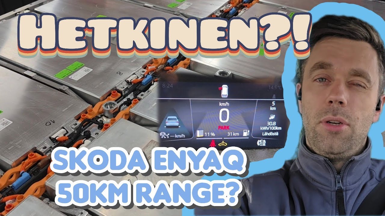 Skoda Enyaq 50km range?! Korjataan HV akku kuntoon.