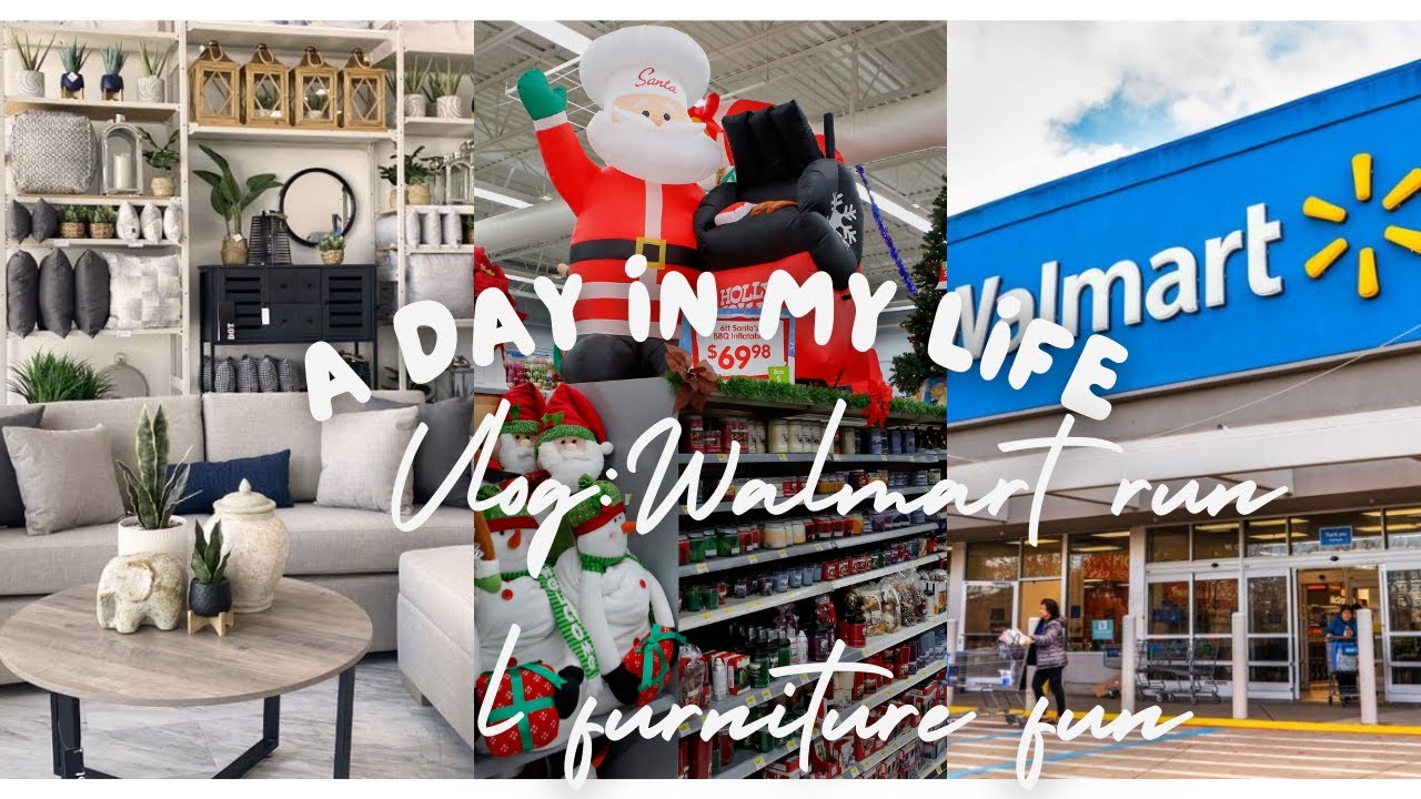 Vlog:Walmart run  l furniture fun l I amRomesha