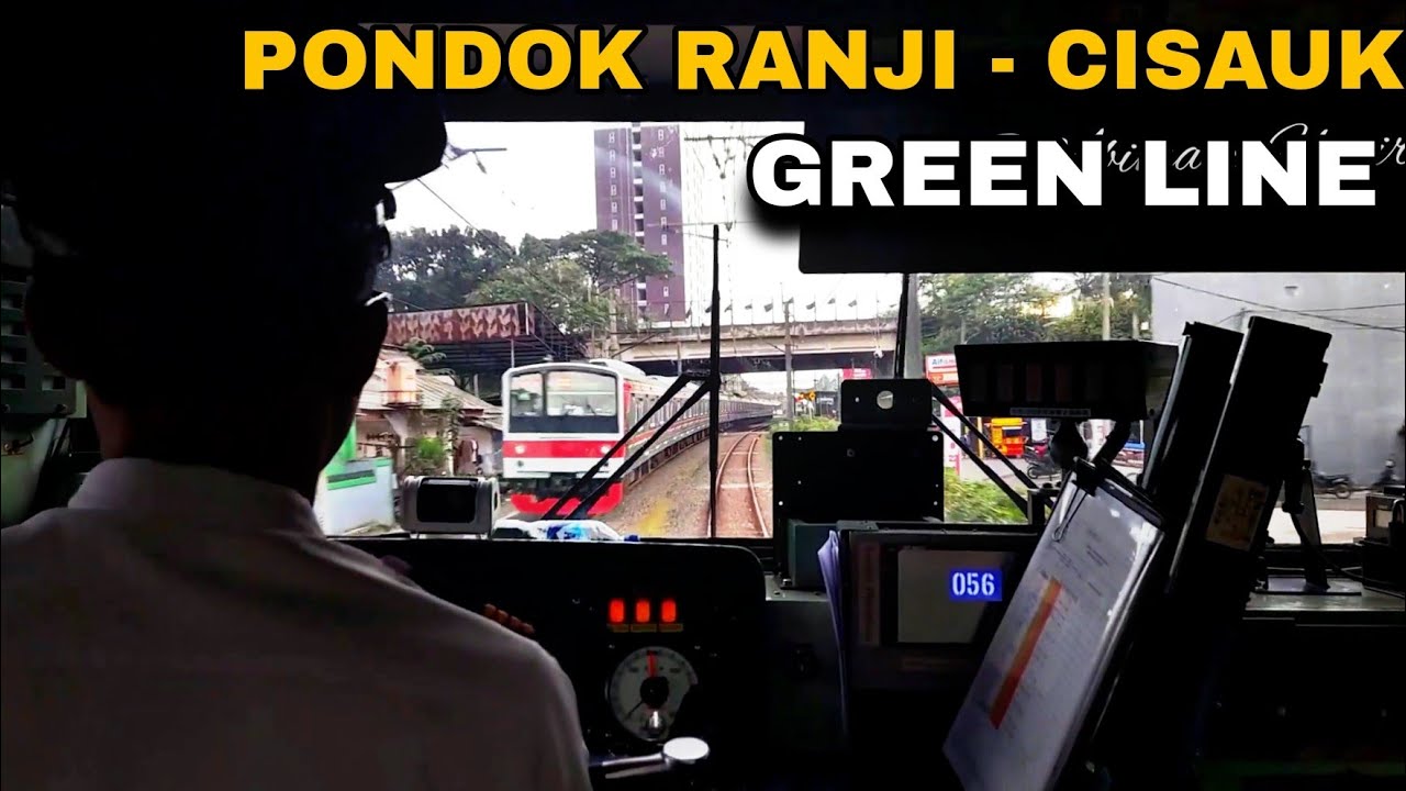Pondok ranji - Cisauk | Train Cab ride Indonesia