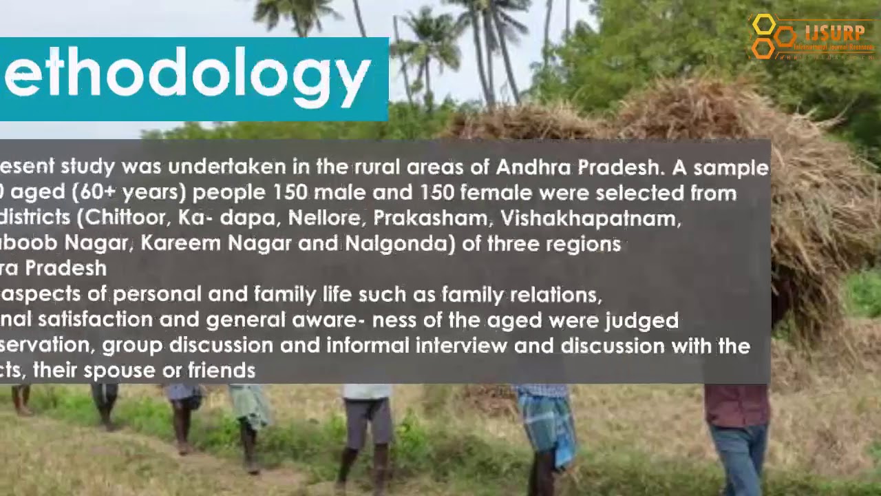 , Economic Status and Health Conditions of Landless Rural Aged in Andhra Pradesh