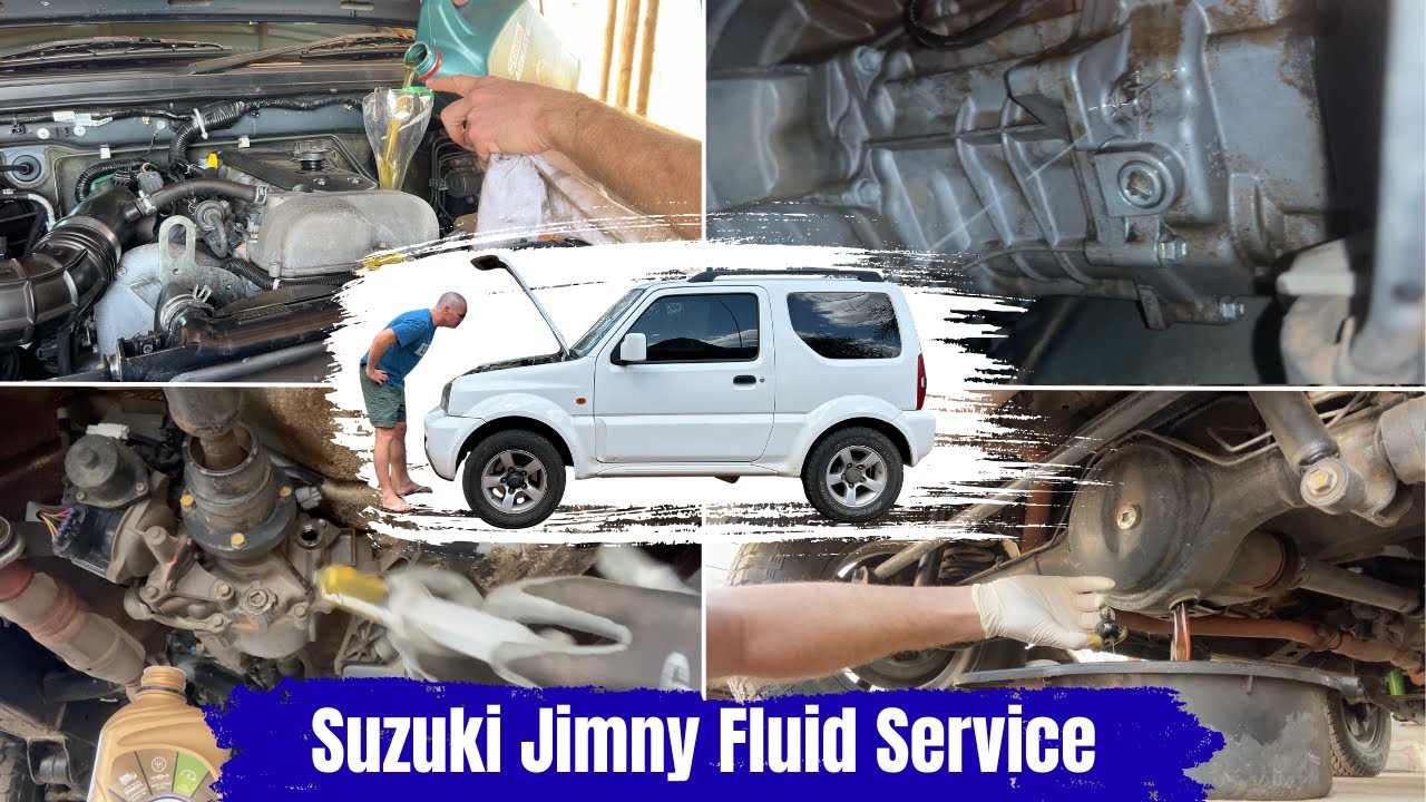 Suzuki Jimny Gen3 Fluid Change DIY (Engine, Gearbox, Transfer Case, Differentials) ALL THE DETAILS