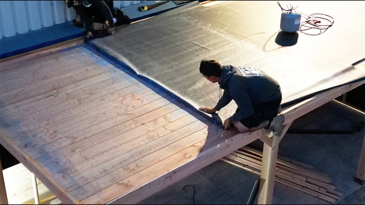 Instructievideo aanbrengen van EPDM folie op een plat dak | XXL Direct