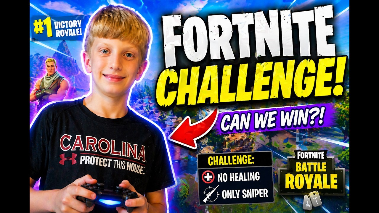 Ben Playing Fortnite