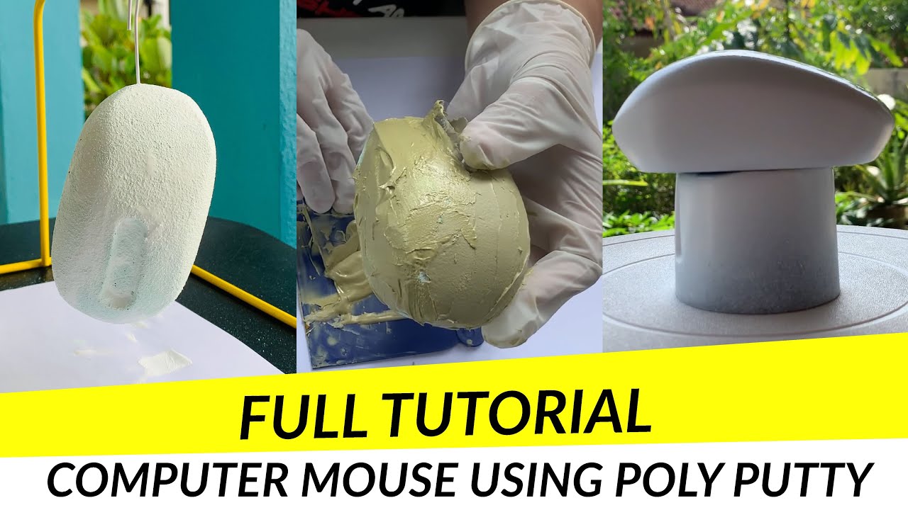 Full Tutorial Computer Mouse Using Poly Putty