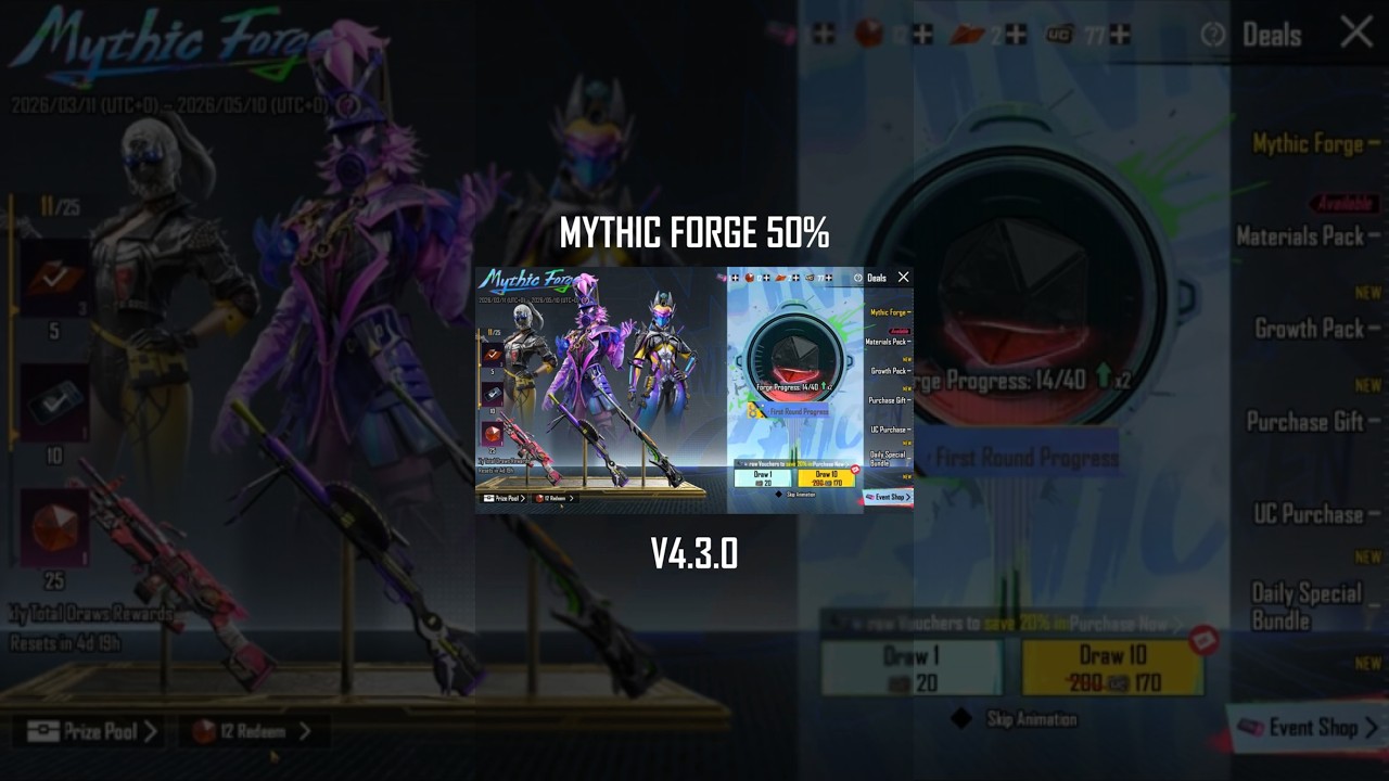 Free Mythic Forge V4.3.0 50% Discount Offer