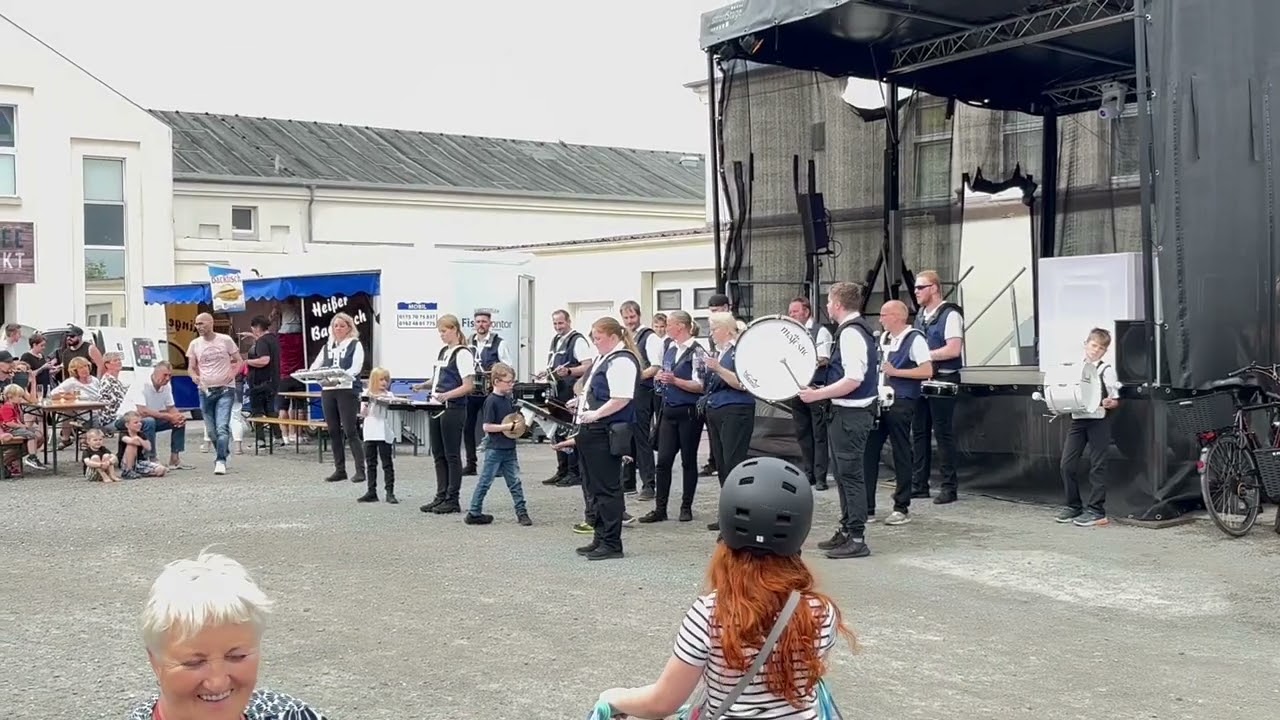 Musikzug Großheide @ Nordseecamp Norddeich mit Stardrummer Sascha