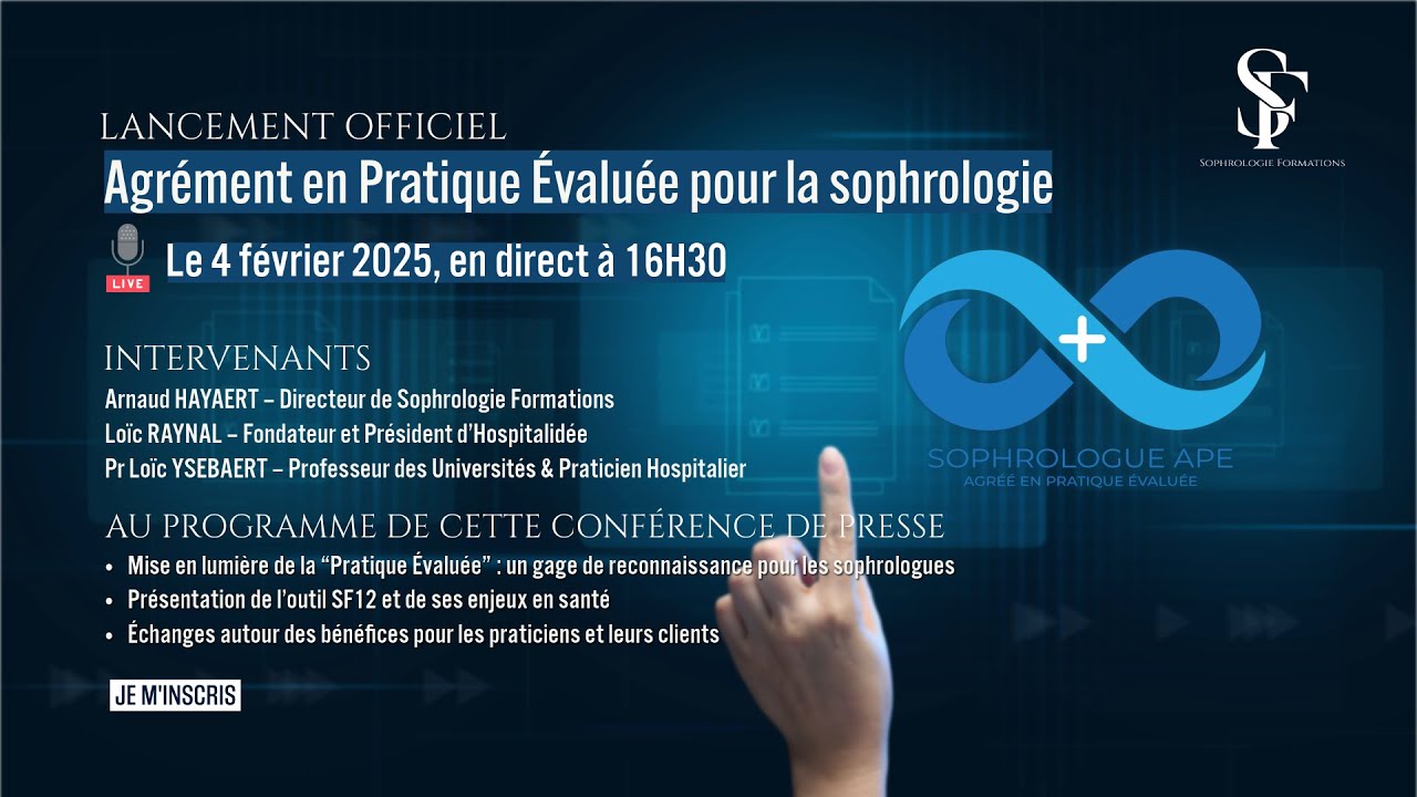 Lancement officiel de l'Agrément en Pratique Évaluée en sophrologie