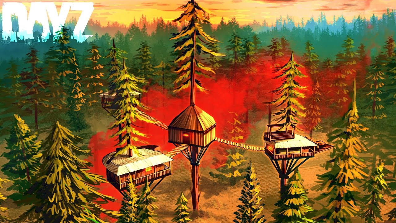 WE BUILT A BASE IN A TREE HOUSE IN DAYZ