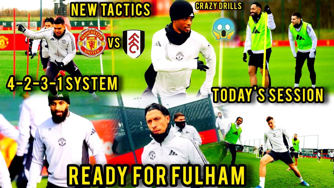 NO REST😱AMAD, MBEUMO, CUNHA&MORE UNITED BACK IN TRAINING AHEAD OF FULHAM ON SUNDAY #MANCHESTERUNITED