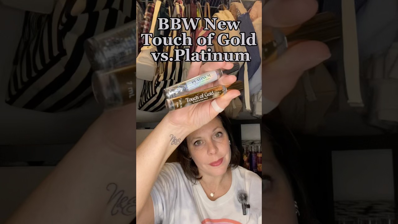 New Bath and Body Works Touch of Gold vs. Platinum