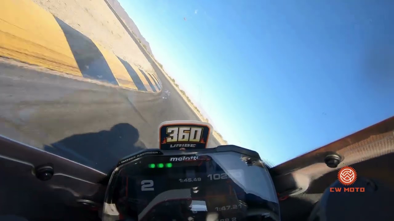 CW Moto Racing and @JaysonUribe36 at Chuckwalla Valley Raceway CCW 1:44.6 lap review