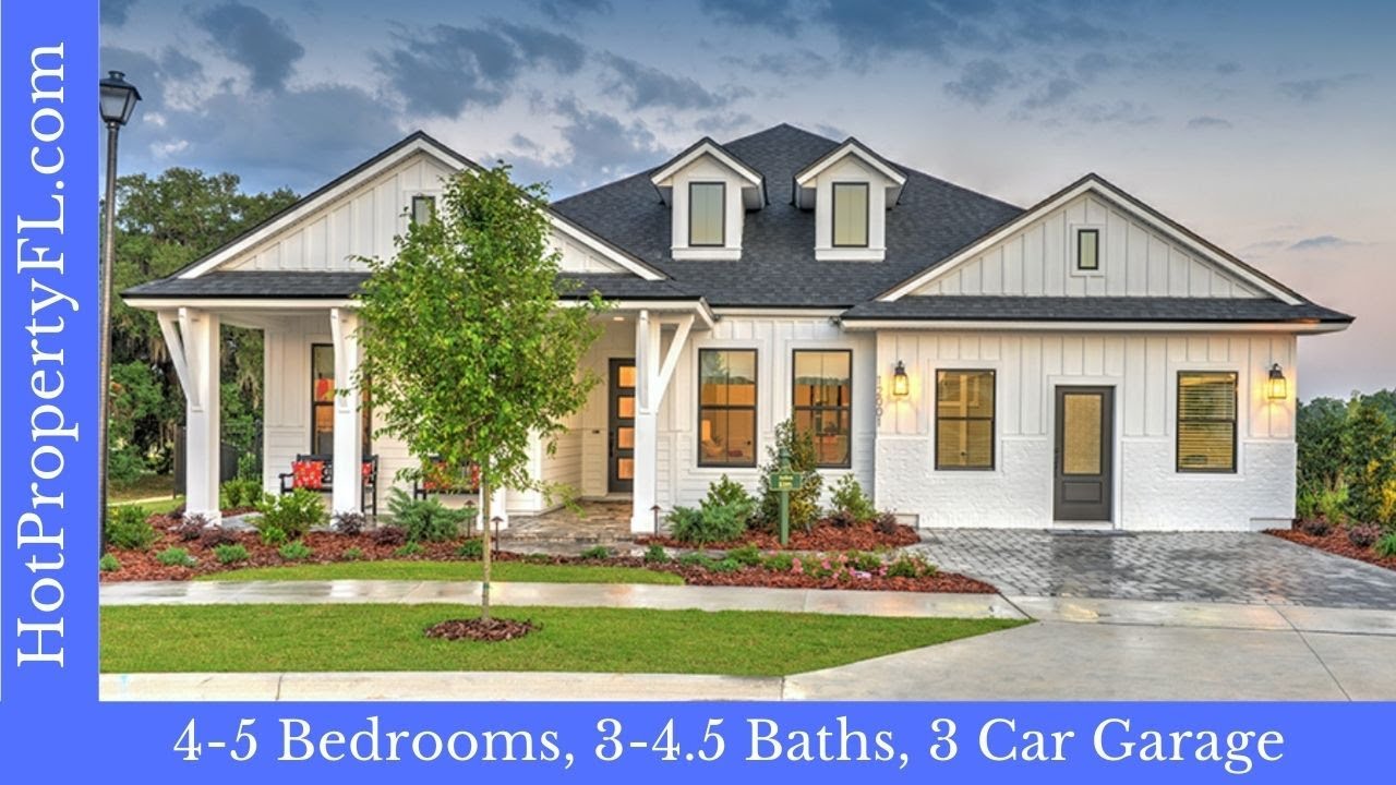 Tour The Arden Model By Ici Homes In Oakmont, Gainesville Fl With 4-5 Bedrooms & A 3 Car Garage