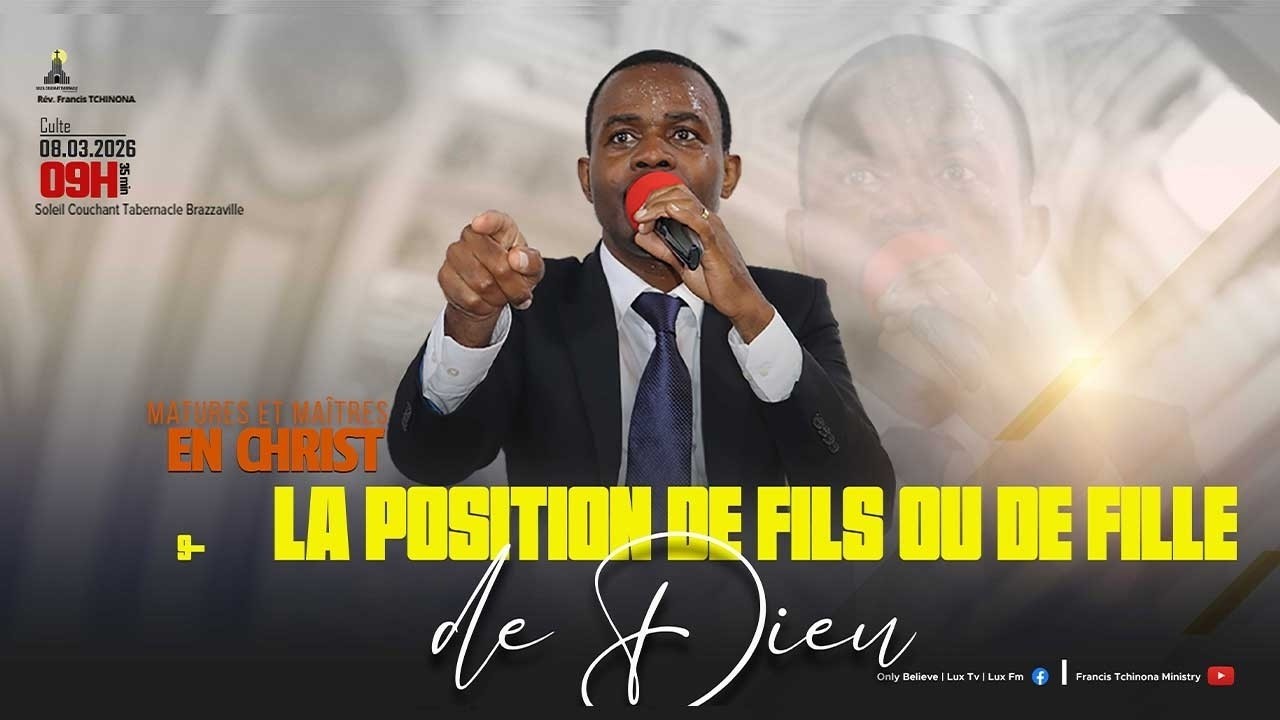 MATURES ET MAITRES EN CHRIST | 8- LA MANIFESTATION DES FILS DE DIEU | SCT | PST FRANCIS TCHINONA.