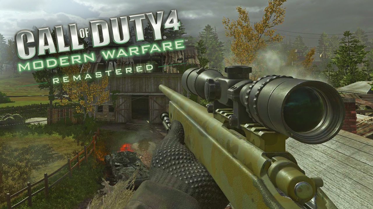ATTEMPTING TO TRICKSHOT ON COD 4 REMASTERED! (COD 4 Remastered Trickshotting/Sniping)