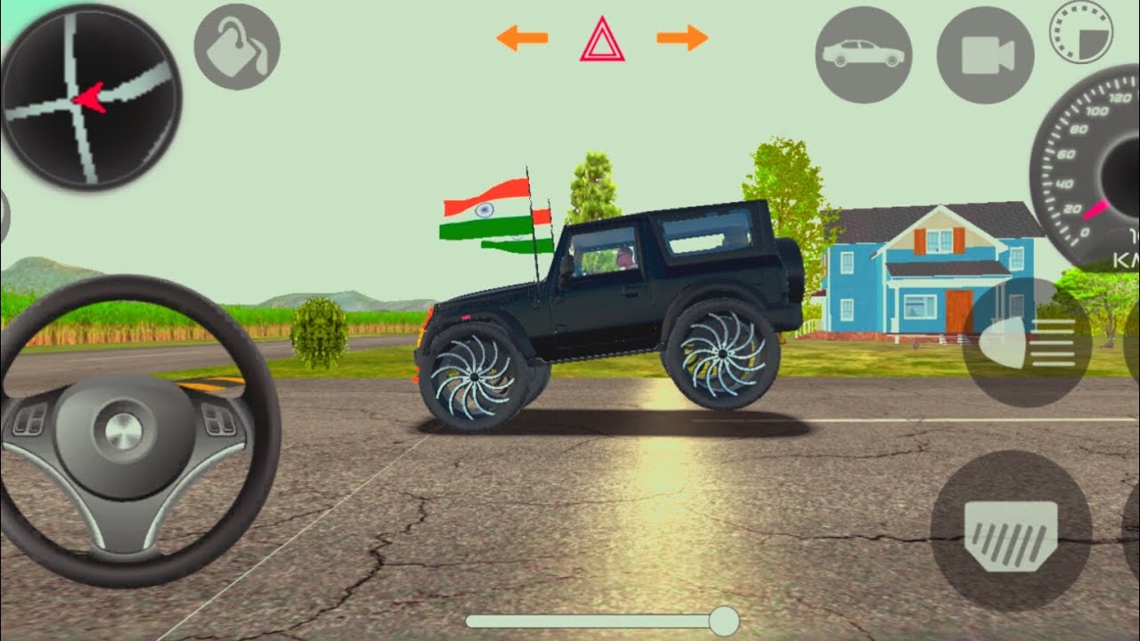 🔥 Modified Mahindra Thar 😈 | Indian Green Thar Cartoon Game | Android Gameplay 2025 – Part 1