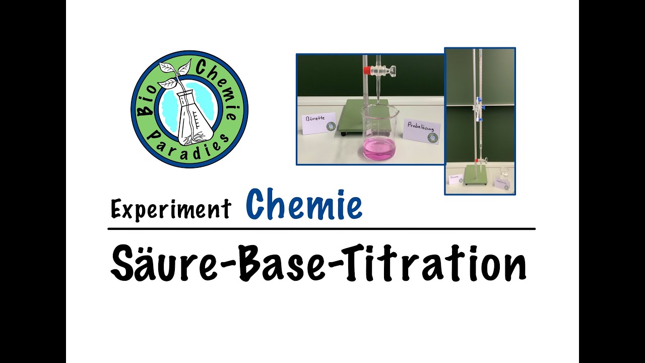 Experiment Chemie &ndash; S&auml;ure-Base-Titration