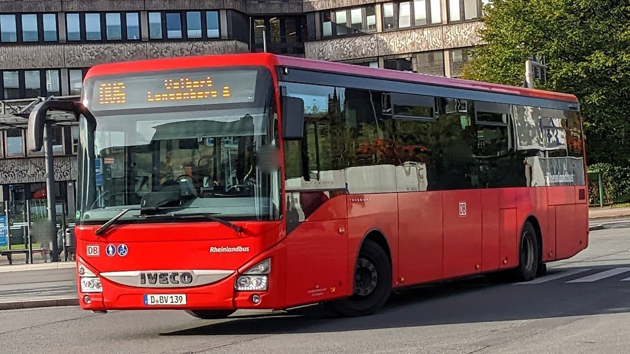 [SOUND] D-BV 139, Iveco Crossway LE Line 12M, DB BVR Rheinlandbus, Voith