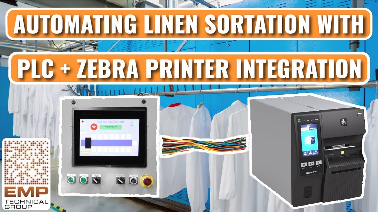 Automating Linen Sortation with PLC + Zebra Printer Integration | EMP Tech Group