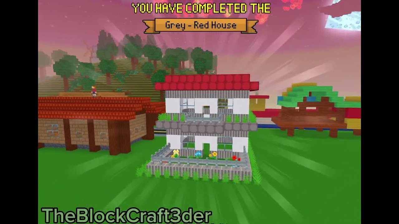 Block Craft 3D Gameplay | Red house and Blue house 
