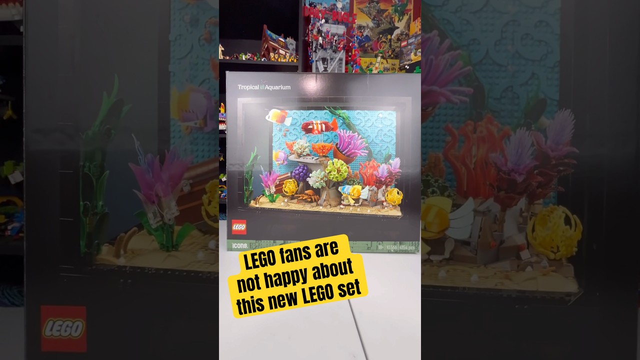Честный обзор, Тропический аквариум ￼#набор LEGO № 10366 продаётся за 479,99 долларов #rlfm #подарок