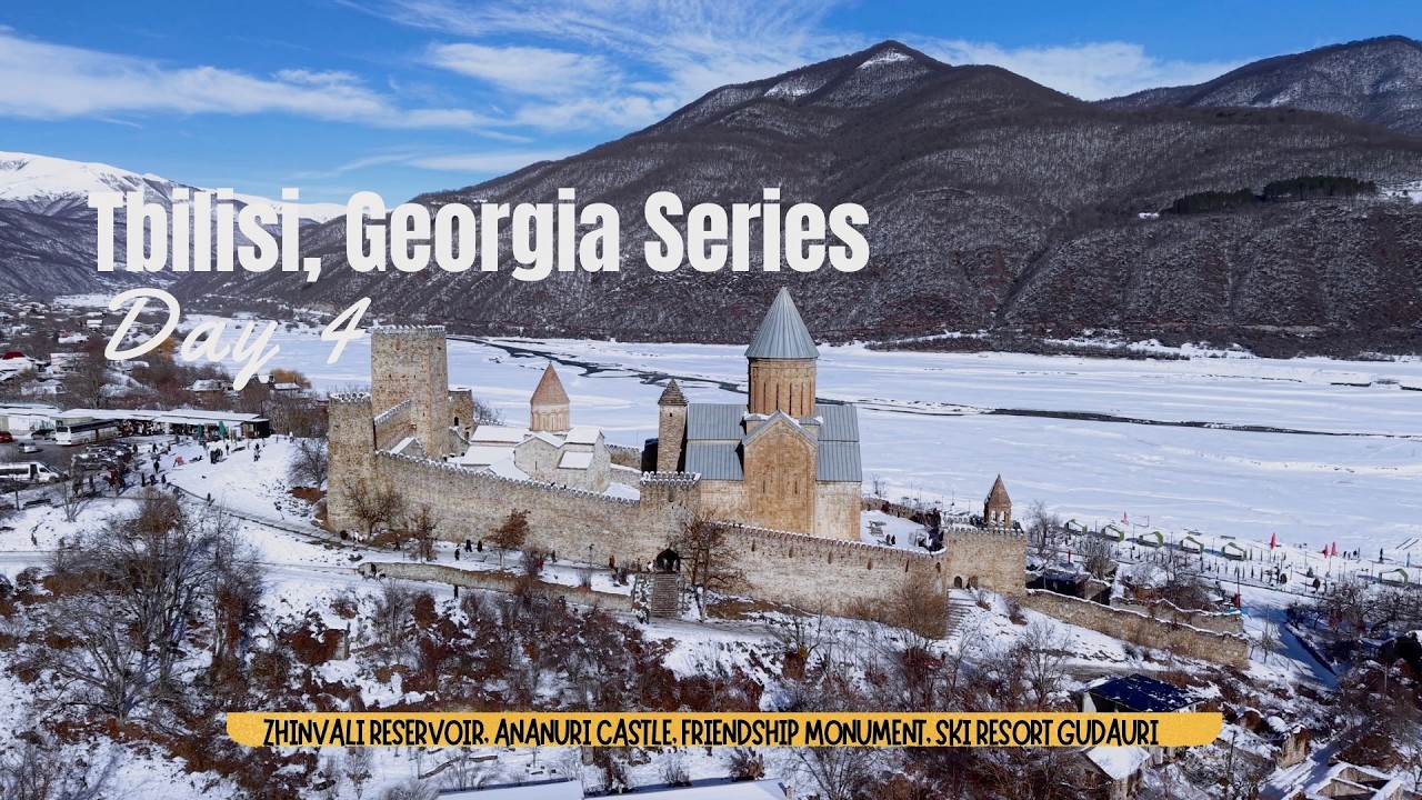 Day 4 | Georgia Travel Series 🇬🇪 | Tbilisi → Gudauri Snow Drive ❄️🏔️