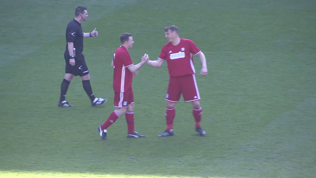 KEVIN McNAUGHTON BENEFIT MATCH SEARLE GOAL
