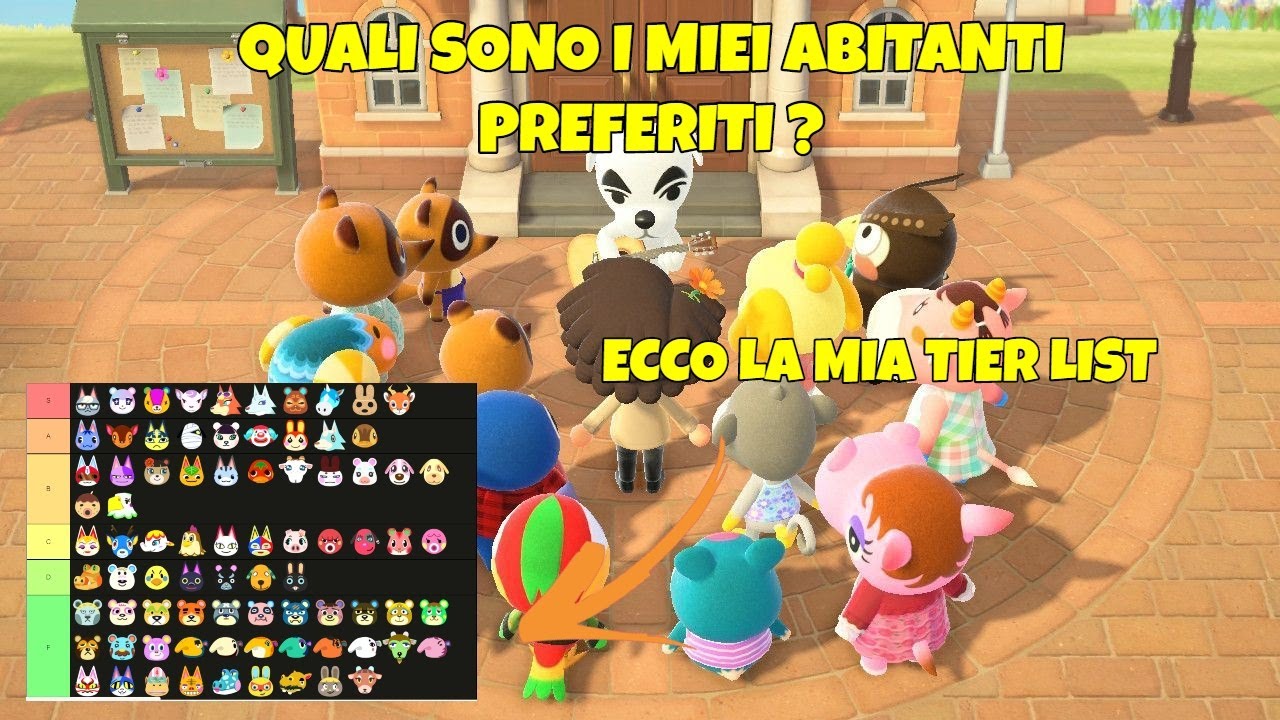 QUALI SONO I MIEI ABITANTI PREFERITI ? ECCO LA MIA TIER LIST DI ANIMAL CROSSING NEW HORIZONS