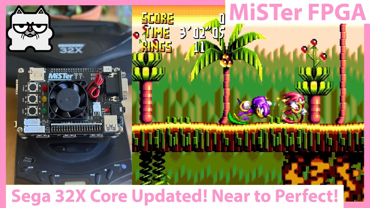 MiSTer FPGA Sega 32X Core is UPDATED! Major Improvements on Sega's Genesis Add on Console!