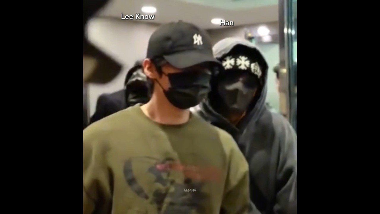 Lee Know and Han - airport 2025