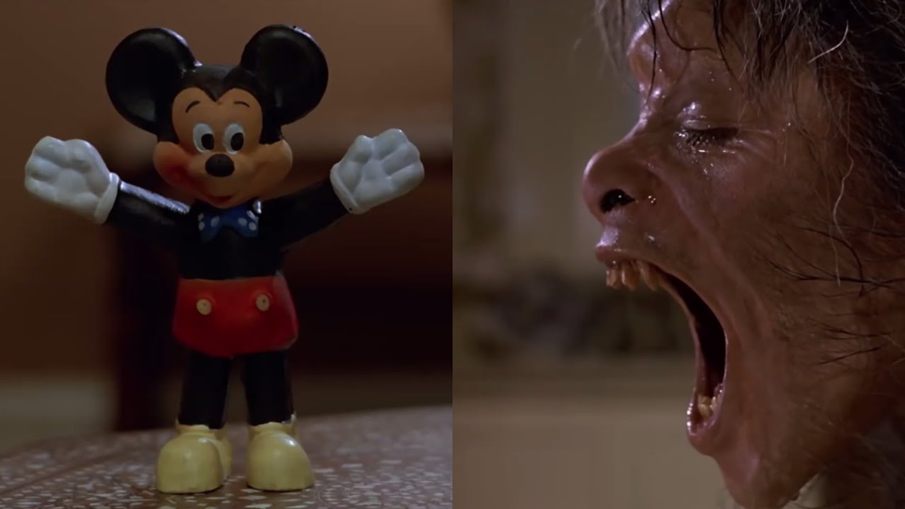 An American Werewolf in London transformation slow motion