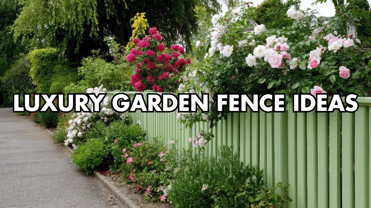 Luxury Garden Fence Ideas 🌹 | Climbing Roses to Elevate Your Outdoors