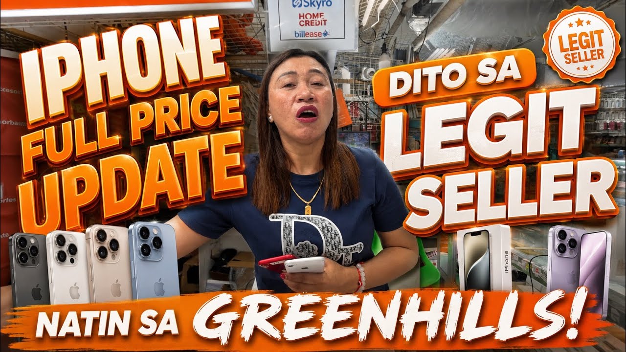 IPHONE FULL PRICE LIST UPDATE SA GREENHILLS! SUPER BAGSAK PRICE! IPHONE XR,11,12,13,14,15,16,17