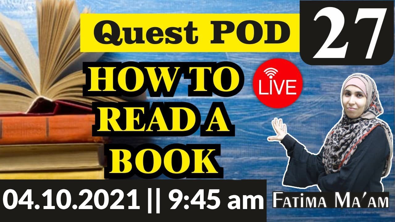 ENGLISH QUEST POD 27 || 04.10.2021 || Fatima Ma'am 
