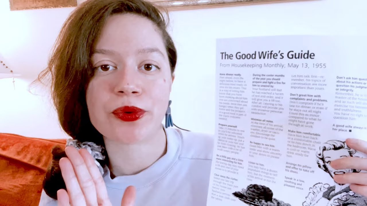 asmr • 1950s good housewife’s guide (trad wife tips)