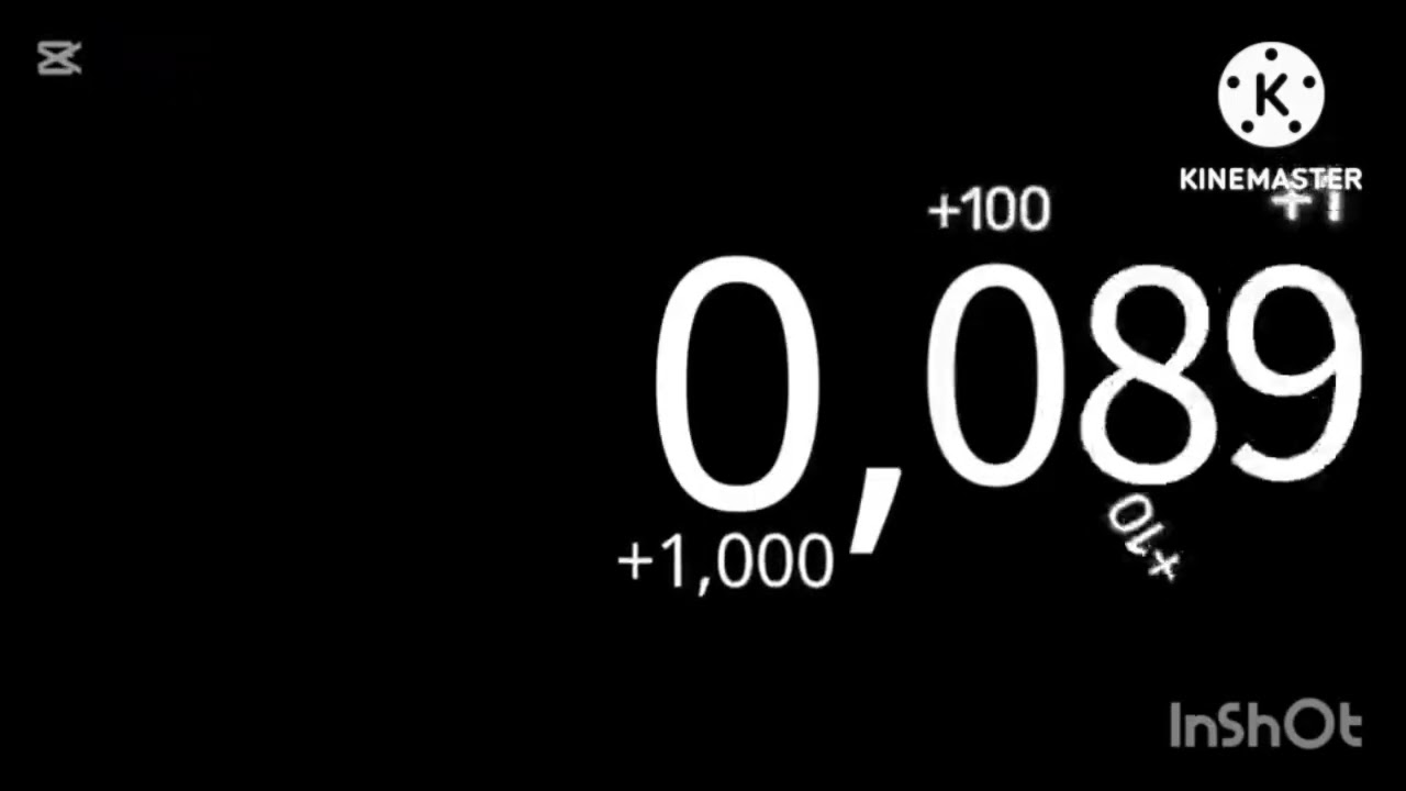Numbers 0 to 1 Million with sound