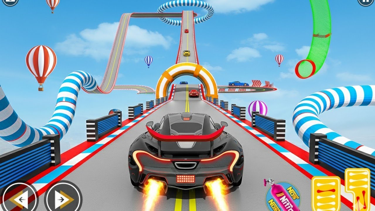 Ekstremal Formula Avtomobil Poygasi Stunts 3D - GT Car 3D - Android O'yin O'yini #1