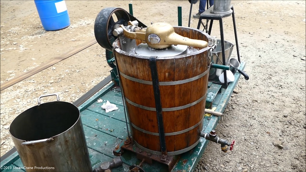 Steam Powered Ice Cream Maker - Buckeye Steam & Gas Reunion 2018