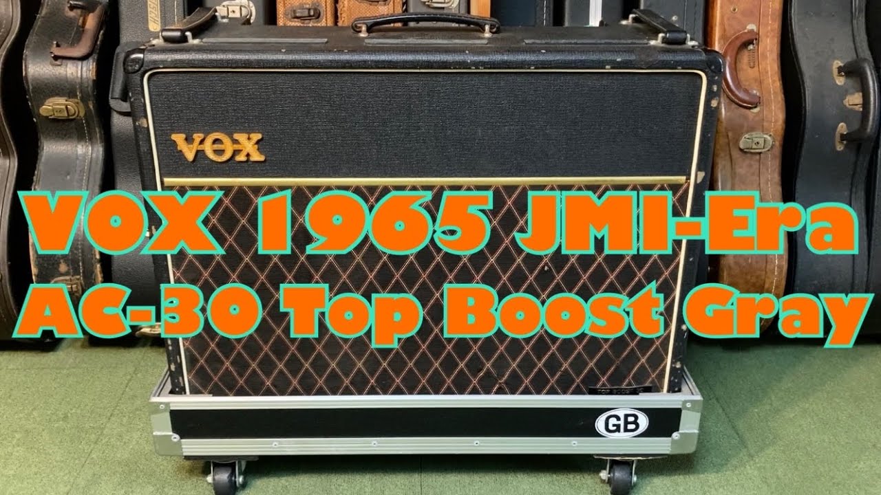 Vox 1965 JMI-Era AC-30 Top Boost Gray Panel Black Basketweave