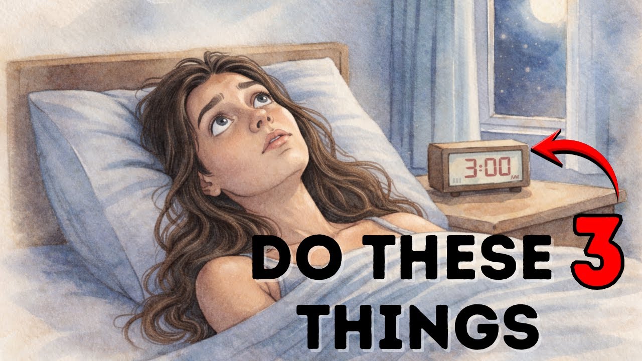 If You Wake Up Between 3AM and 5AM, Do These 3 Things Immediately