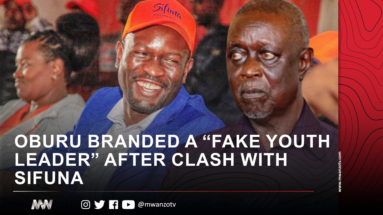 OBURU BRANDED A “FAKE YOUTH LEADER” AFTER CLASH WITH SIFUNA
