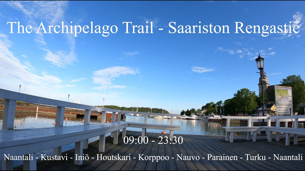 The Archipelago Trail - Saariston rengastie - 4K Virtual Cycling Tour in Finland